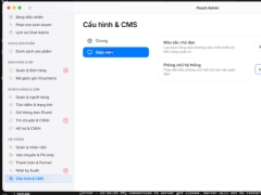 Website bán hàng tích hợp Dashboard Desktop cho Admin