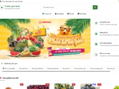 Website bán hoa quả Vườn quả tươi