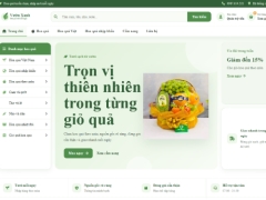 Website bán hoa quả Vườn Xanh