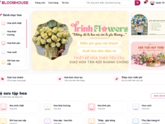 Website bán hoa trực tuyến