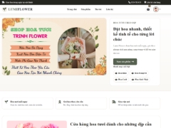 Website bán hoa tươi Lumi Flower