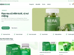 Website bán kẹo rau củ Kera