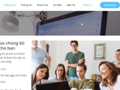 Website bán khóa học online