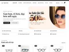 Website bán kính mắt thời trang