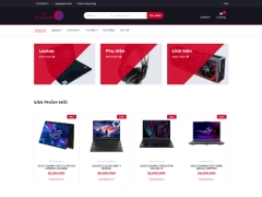 Website bán laptop Django