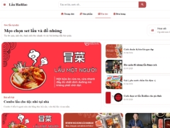 Website bán lẩu và đồ Hadilao Lẩu Hadilao