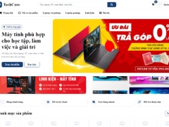 Website bán máy tính TechCore