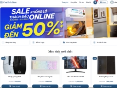 Website bán máy tính trực tuyến ComTech Store