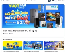 Website bán máy tính và phụ kiện laptop