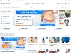 Website bán máy và dụng cụ massage Thư Giãn Việt