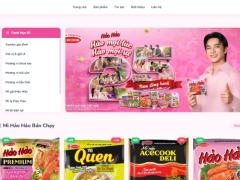 Website bán mì tôm Hảo Hảo