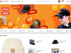 Website bán mũ Hatter