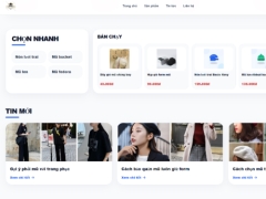 Website bán mũ thời trang php