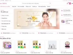 Website bán mỹ phẩm spa