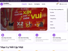 Website bán nhạc cụ SoundNest