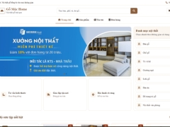 Website bán nội thất gỗ Gỗ Mộc Home