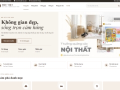 Website bán nội thất mộc việt