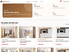 Website bán nội thất MộcHome