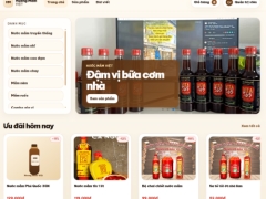 Website bán nước mắm và gia vị truyền thống
