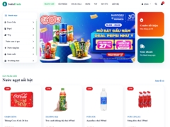 Website bán nước ngọt có gas