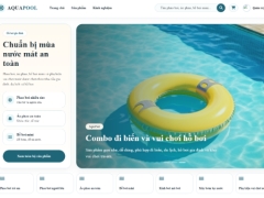 Website bán phao bơi và phụ kiện hồ bơi