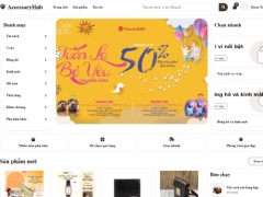 Website bán phụ kiện thời trang AccessoryHub