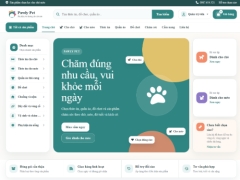 Website bán phụ kiện thú cưng Pawly Pet