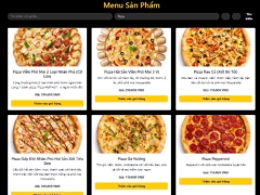 Website bán pizza full PHP & SQL ( Báo cáo + ppt )