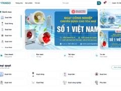 Website bán quạt điện FanGo có AI tích hỗ trợ chatbot bán hàng