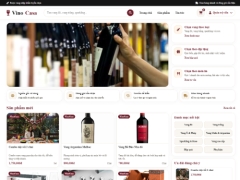 Website bán rượu vang nhập khẩu VinoCasa