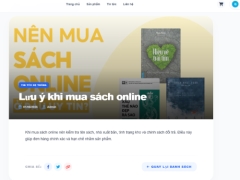 Website bán sách bằng php mysql giao diện đẹp