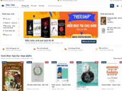 Website bán sách Mộc Thư