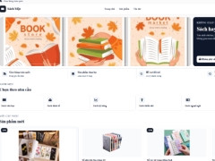 Website bán sách và văn phòng phẩm Sách Mộc Shop