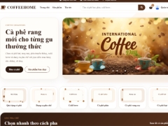 Website bán sản phẩm cà phê COFFEEHOME