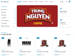 Website bán sản phẩm cà phê Trung Nguyên