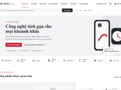 Website bán sản phẩm Huawei store