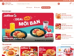 Website bán sản phẩm Jollibee