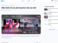 Website bán sản phẩm LG