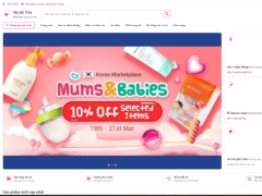 Website bán sản phẩm mẹ và bé