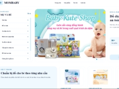 Website bán sản phẩm mẹ và bé trực tuyến