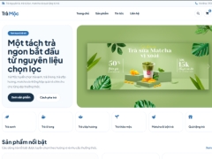 Website bán sản phẩm từ trà Trà Mộc