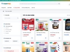 Website bán sơn tích hợp chatbot CSKH
