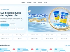Website bán sữa bột Milk