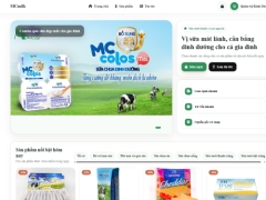 Website bán sữa tươi Mộc Châu