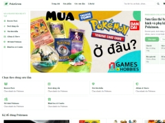 Website bán thẻ bài Pokémon và mô hình Pokémon