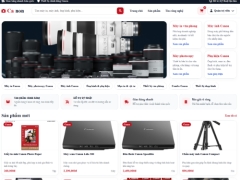 Website bán thiết bị Canon