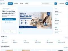 Website bán thiết bị chăm sóc sức khỏe