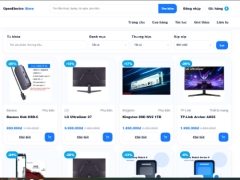 Website bán thiết bị điện tử