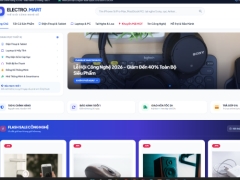 Website bán thiết bị điện tử Electro Mart