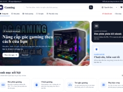 Website bán thiết bị và phụ kiện gaming